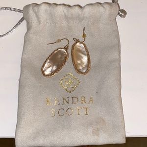 Kendra Scott rose gold earrings